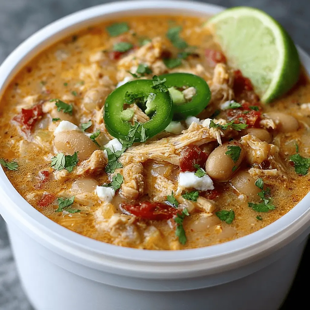 Cajun White Chicken Chili