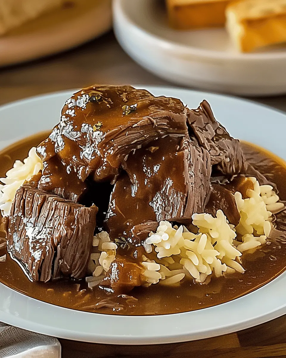 Slow Cooker Beef Manhattan