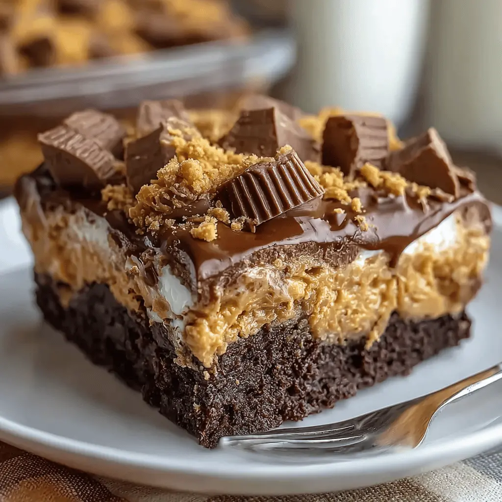 Peanut Butter Cup Dump Cake