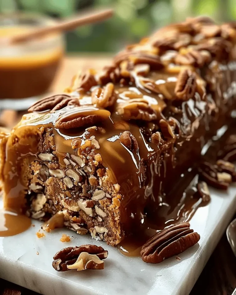 Nana’s 3-Ingredient Pecan Log