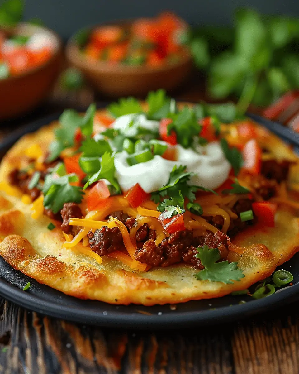 Navajo Taco Fry Bread