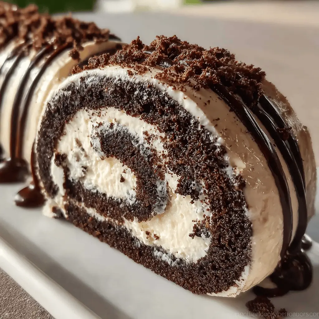 Oreo Cream Chocolate Roll
