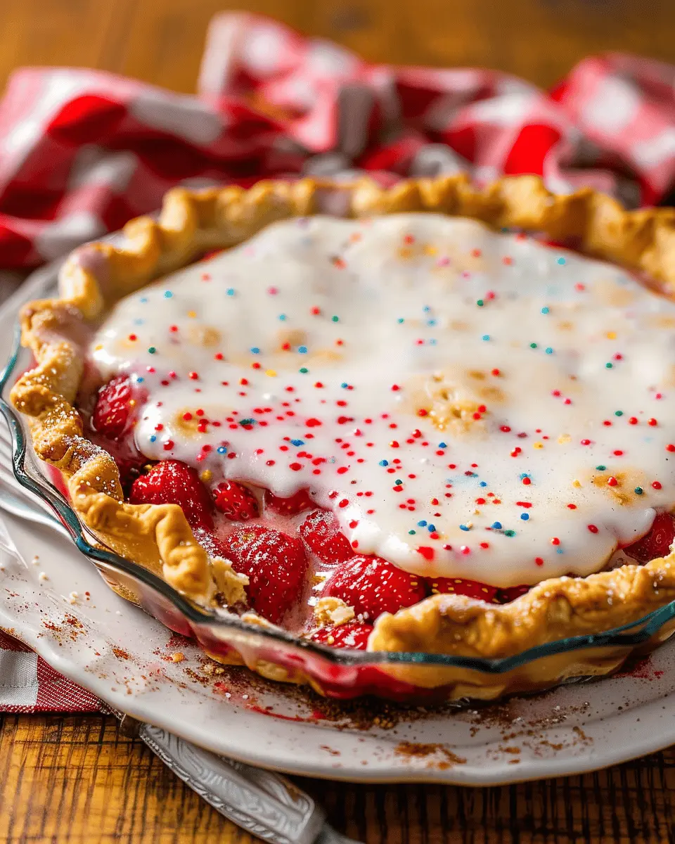 Strawberry Pop-Tart Pie
