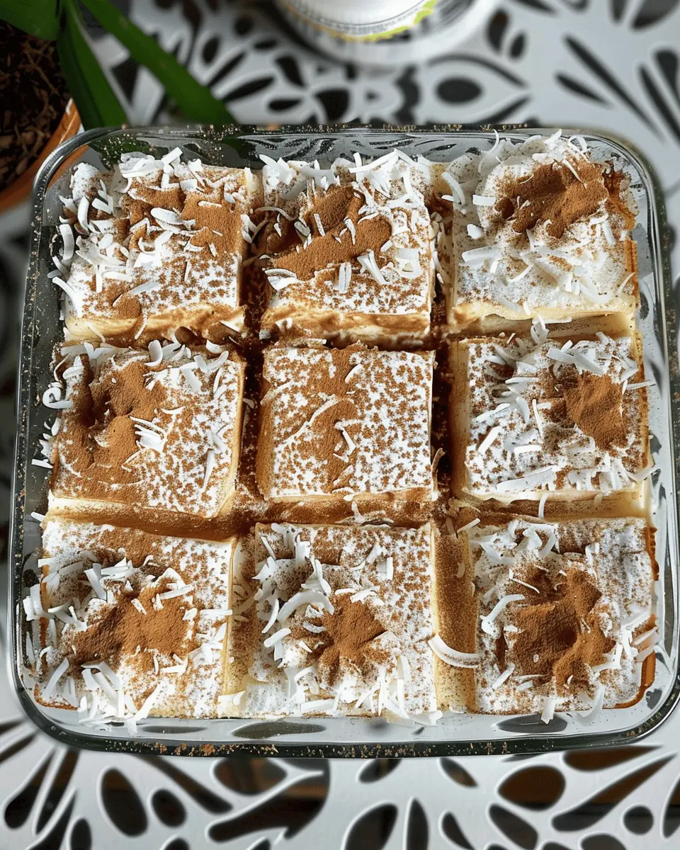 Coconut Rum (Coquito) Tiramisu