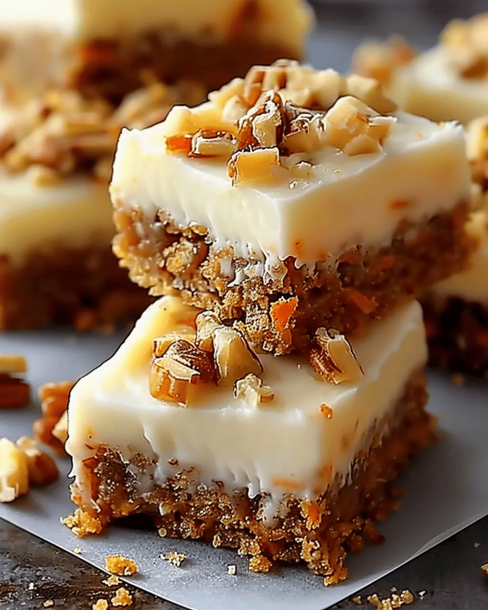 Carrot Cake Bars with Cream Cheese Frosting