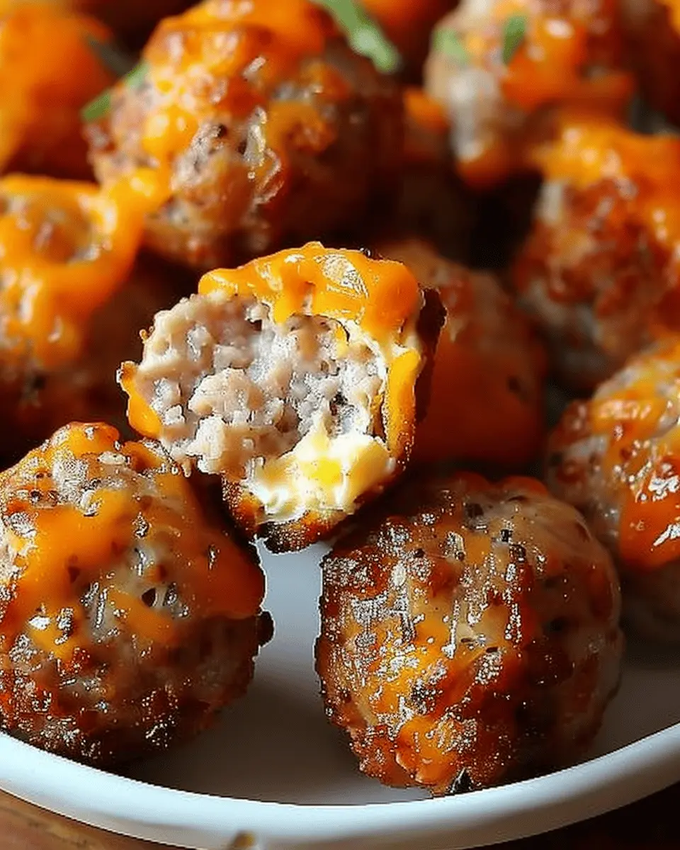 Rotel Cream Cheese Sausage Balls