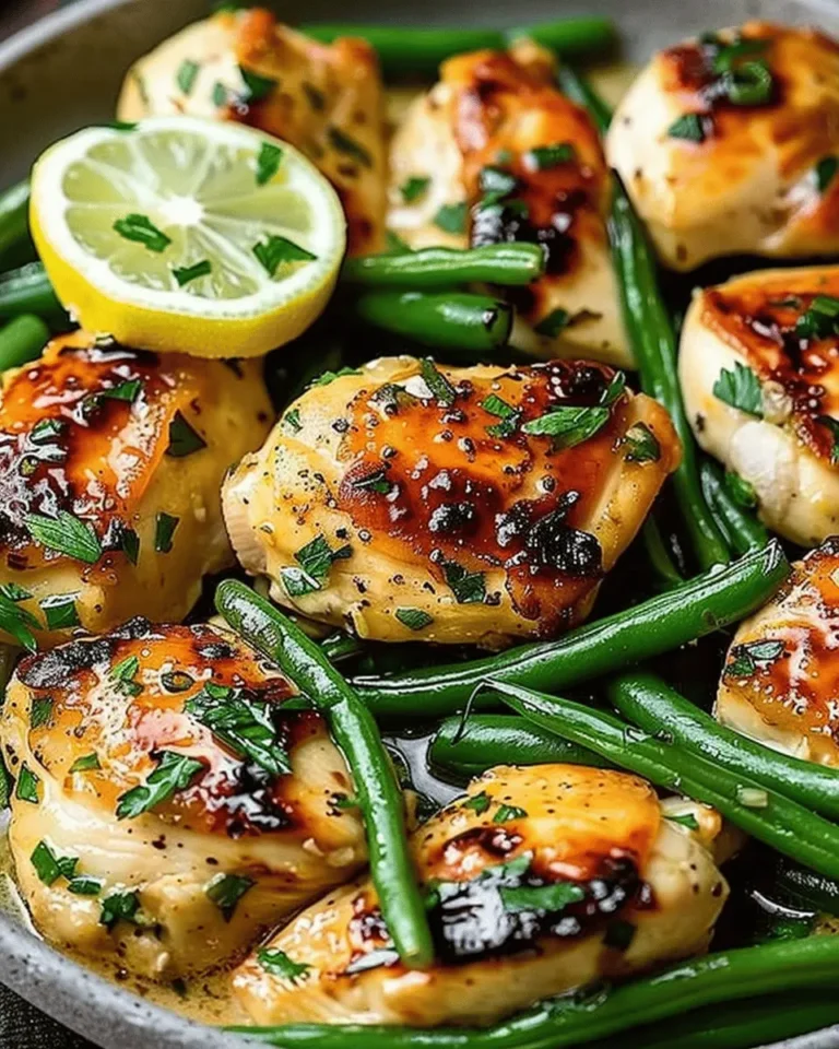 Garlic Butter Chicken and Green Beans