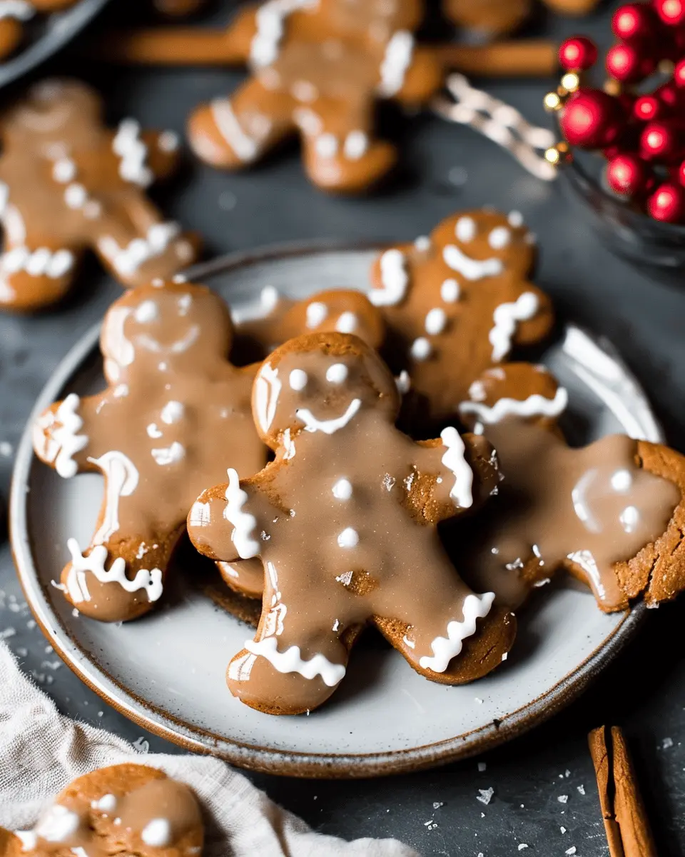 Chewy Gingerbread Man Cookies