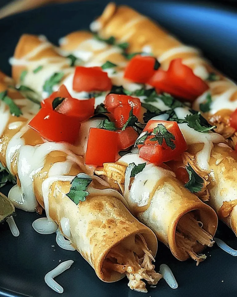 Baked Cream Cheese Chicken Taquitos