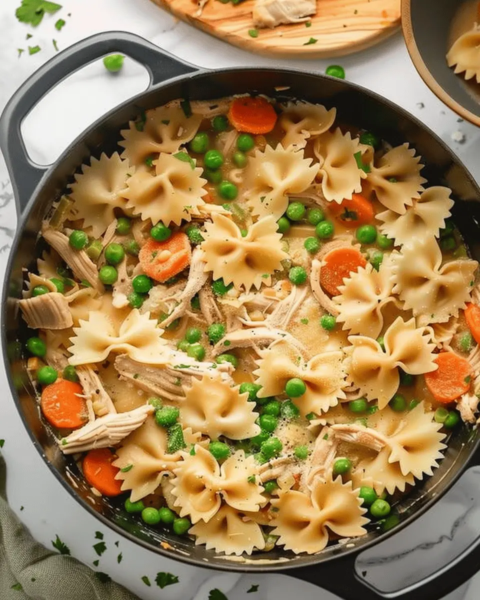 Chicken Pot Pie Pasta Recipe