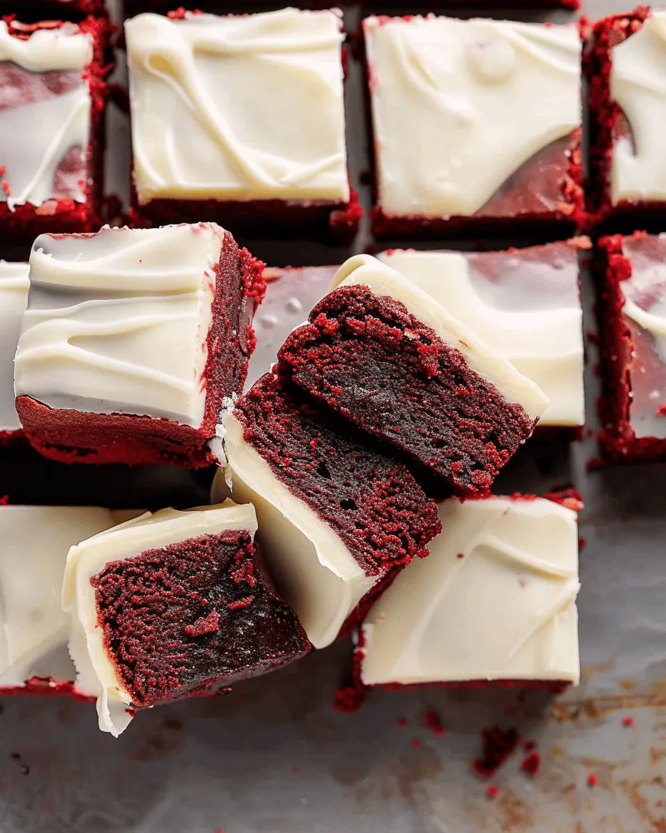 Red Velvet Brownies