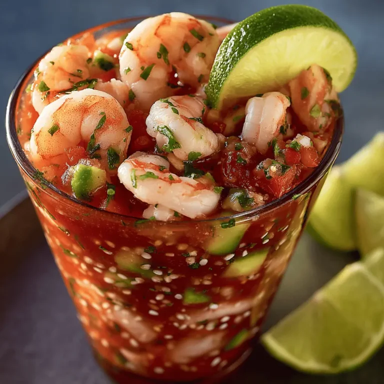 Mexican Shrimp Cocktail Zesty Style