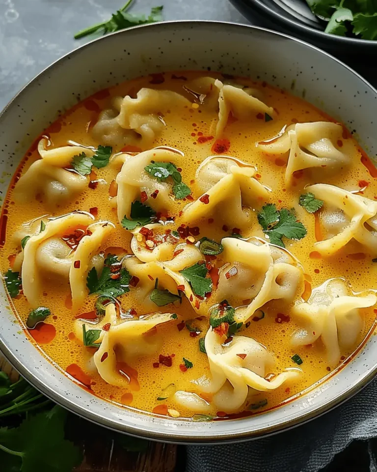 Curry Dumpling Soup