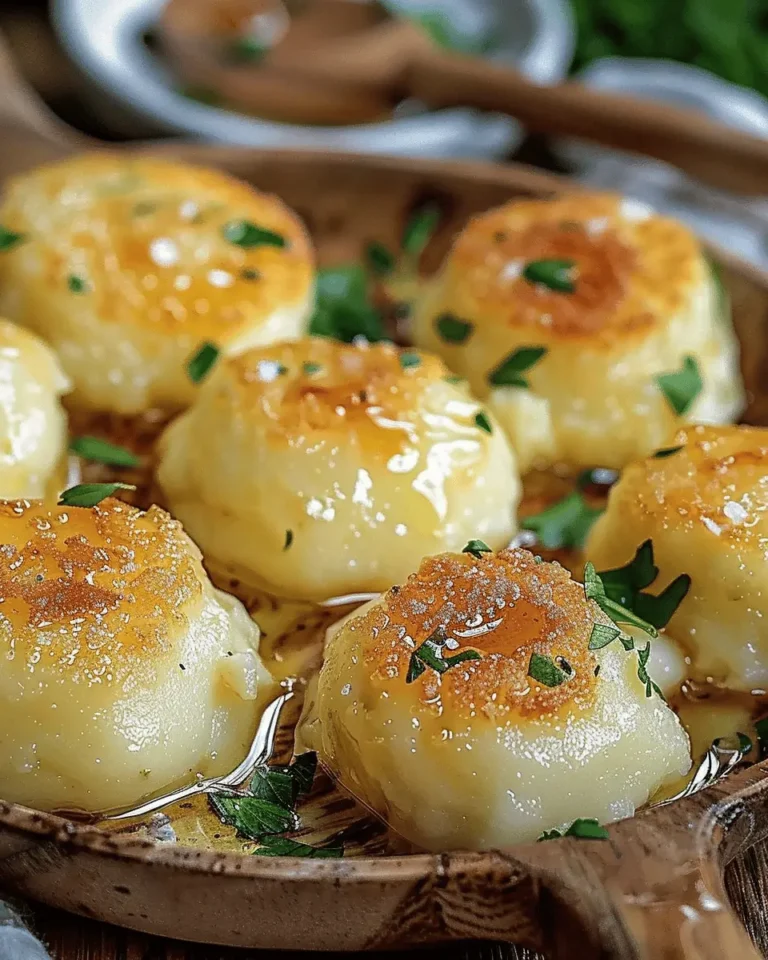 German Potato Dumplings Flavorful