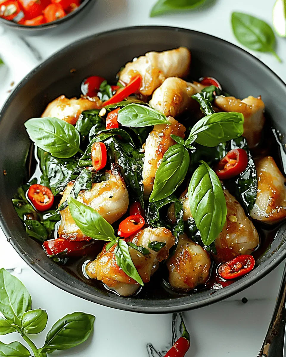 Thai Basil Chicken