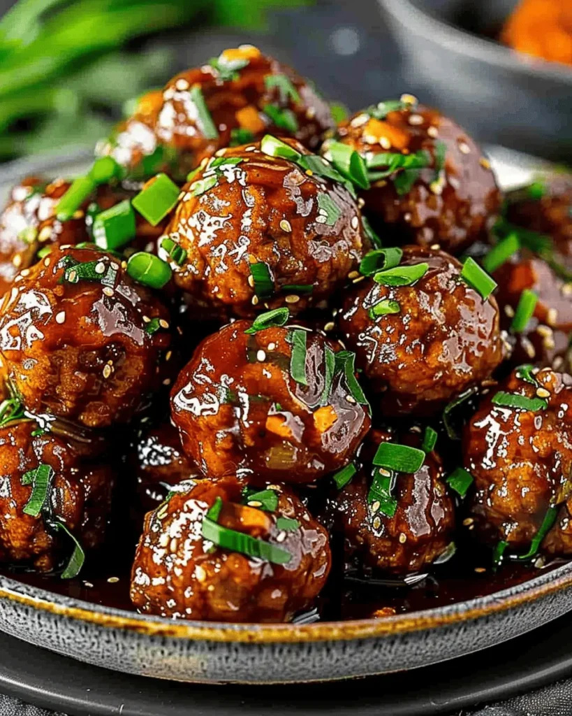 Korean BBQ Meatballs & Spicy Mayo