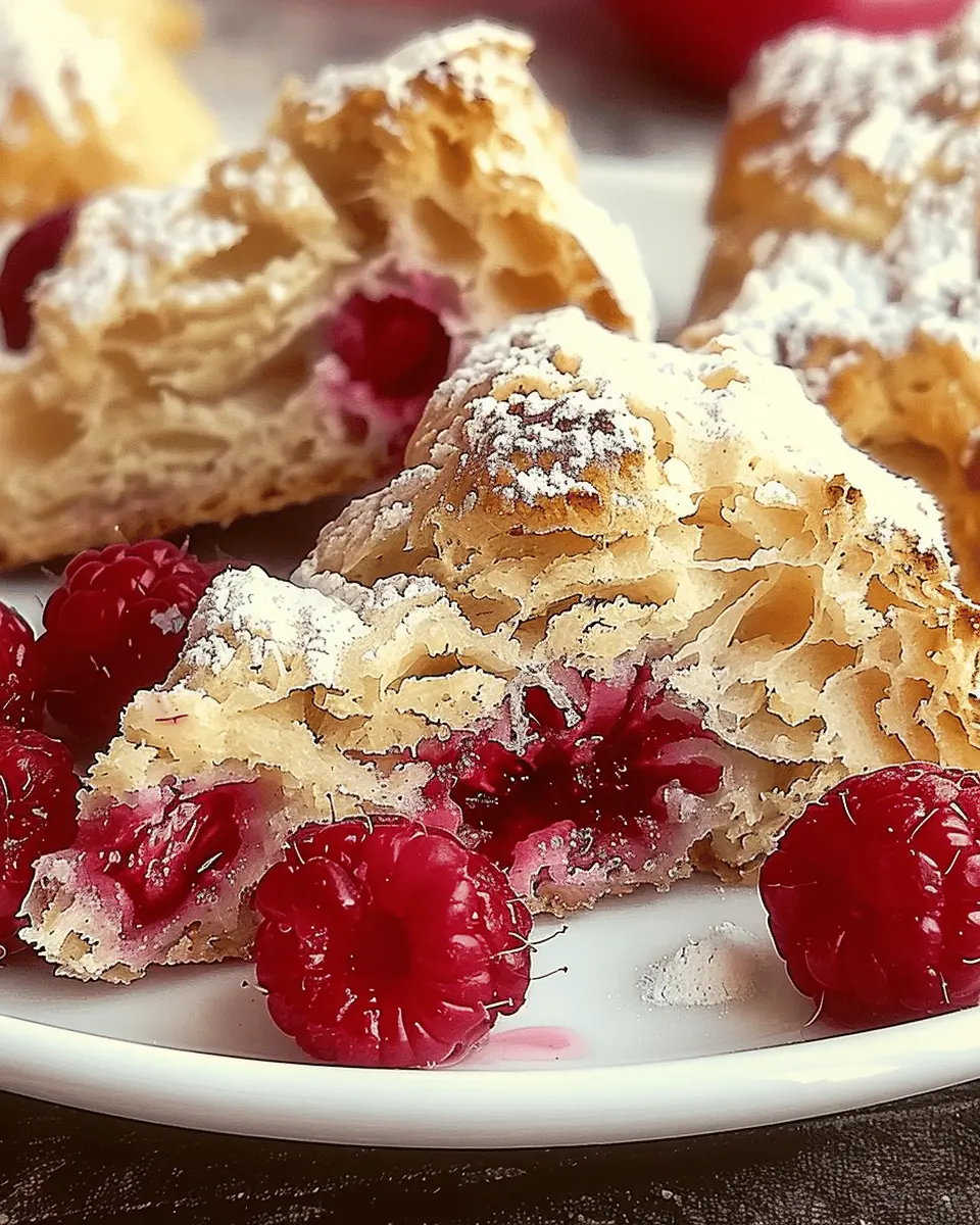 Lemon Raspberry Scones