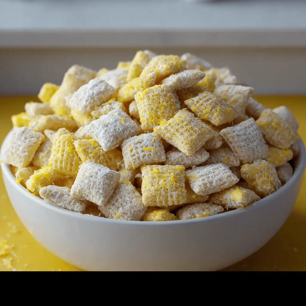 Lemon Muddy Buddies Recipe