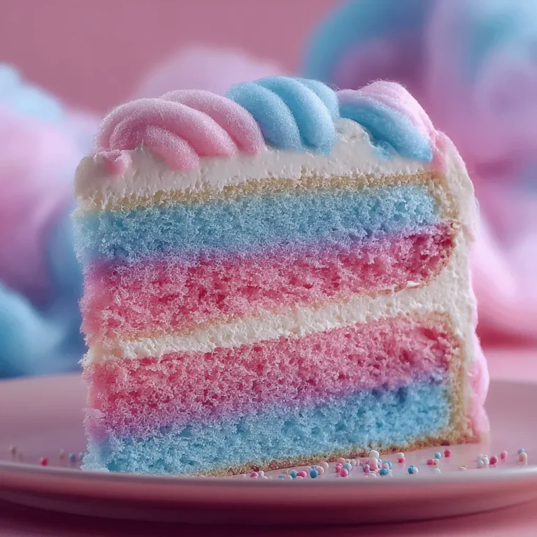 Cotton Candy Cake