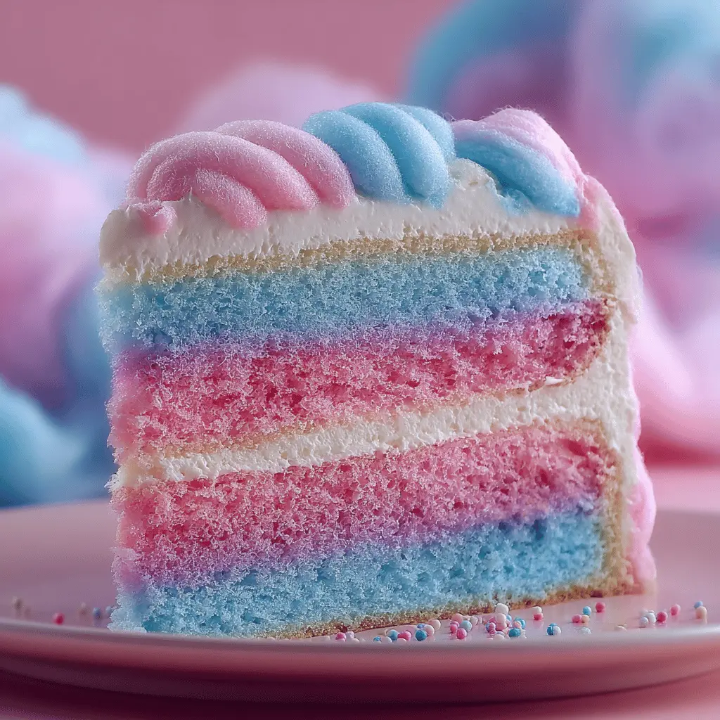 Cotton Candy Cake