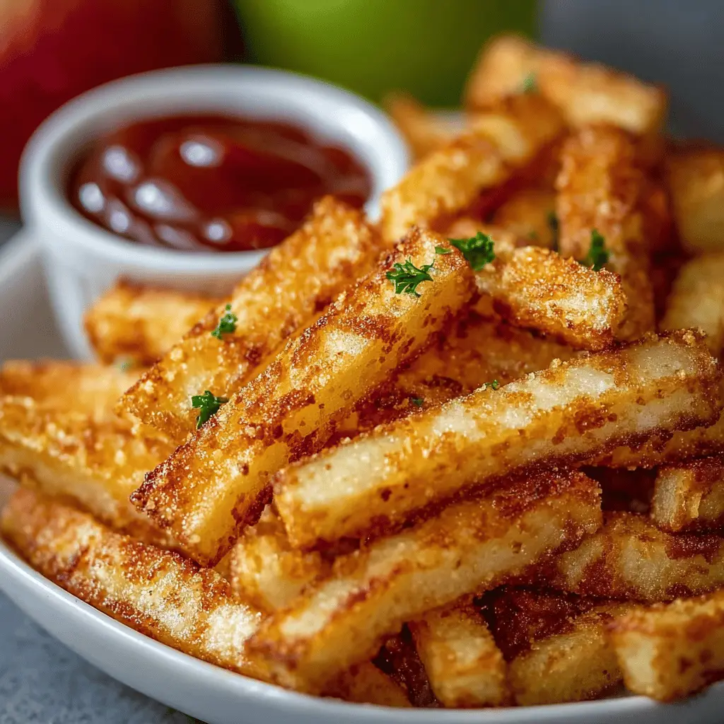 Crispy Air Fryer Apple Fries