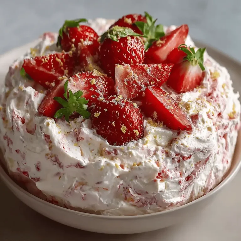 Strawberry Fluff Salad Recipe