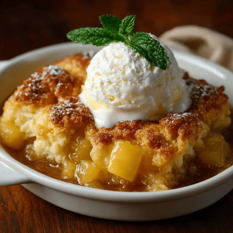 Pineapple Cobbler