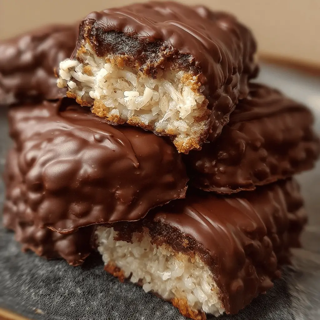 Homemade Mounds Bars
