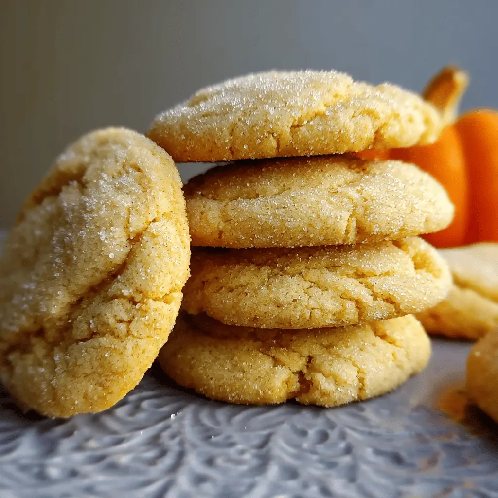 Soft Batch Pumpkin Sugar Cookies