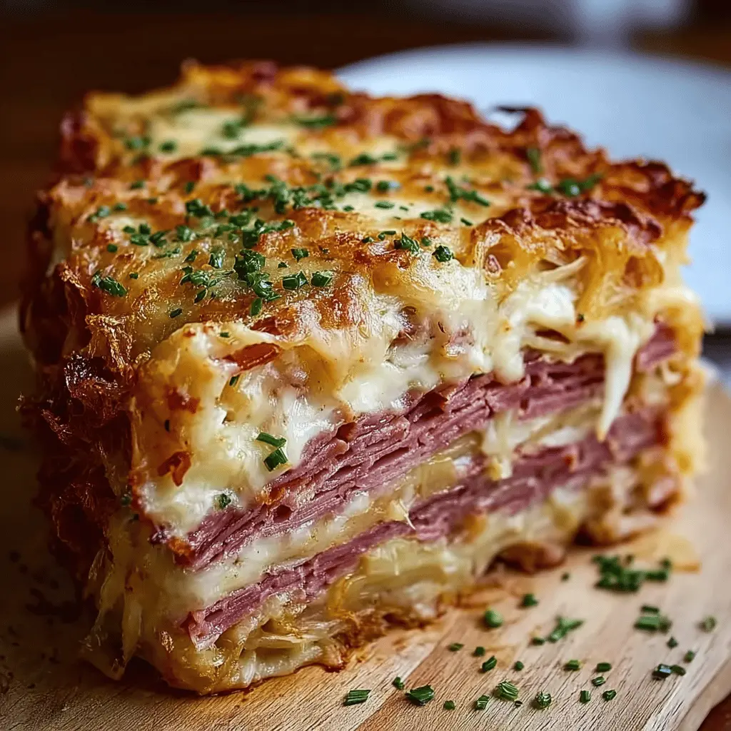 Savory Reuben Bake