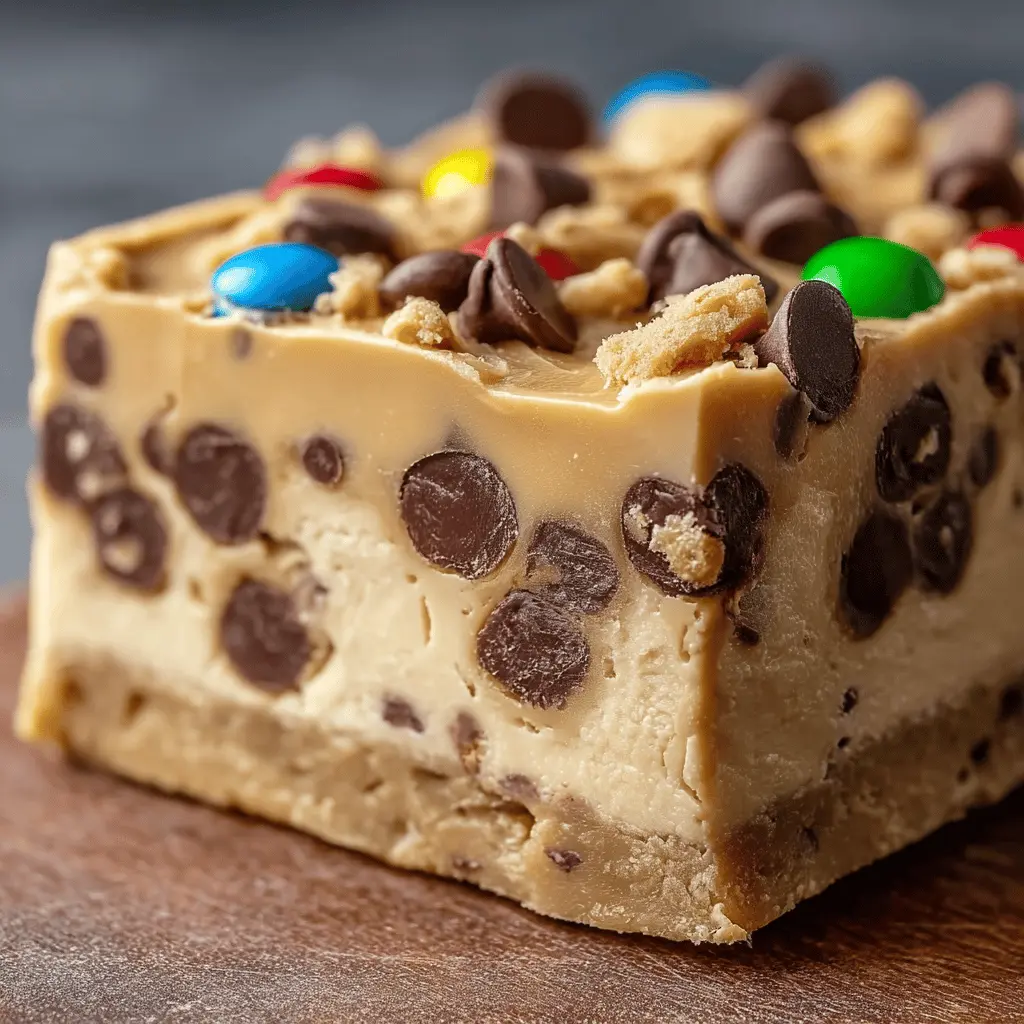 Monster Cookie Dough Fudge