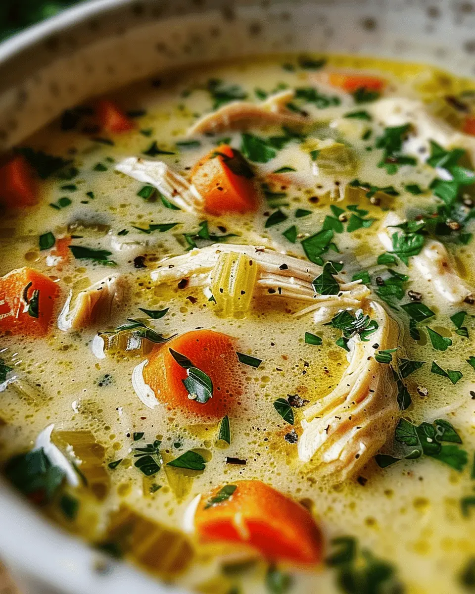 Anti-Inflammatory Creamy Chicken Soup