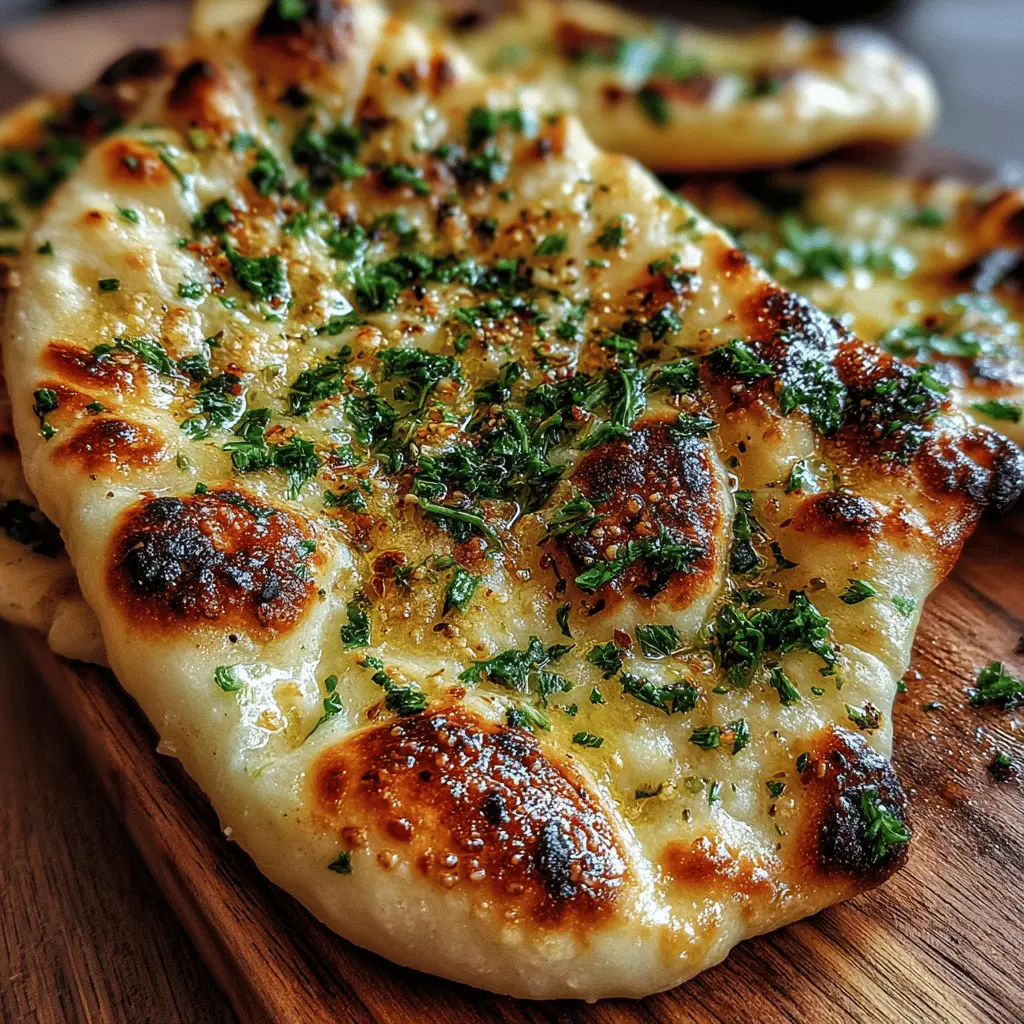 Authentic Artisan Garlic Naan