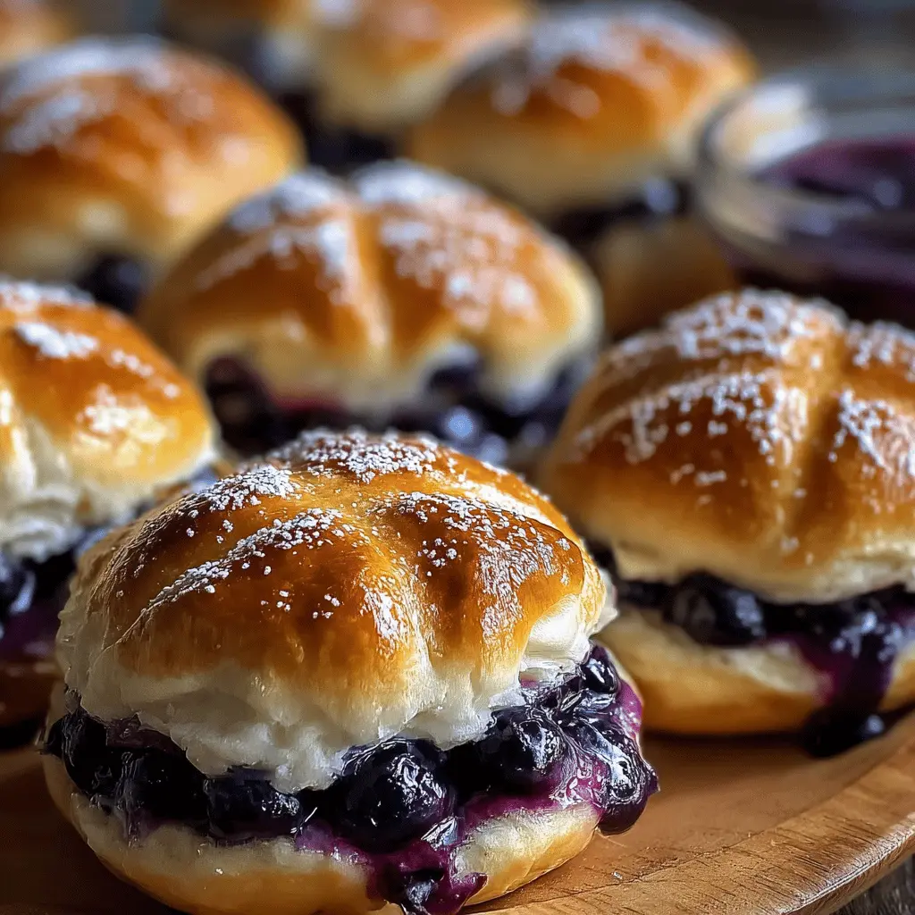 Blueberry Pie Bombs