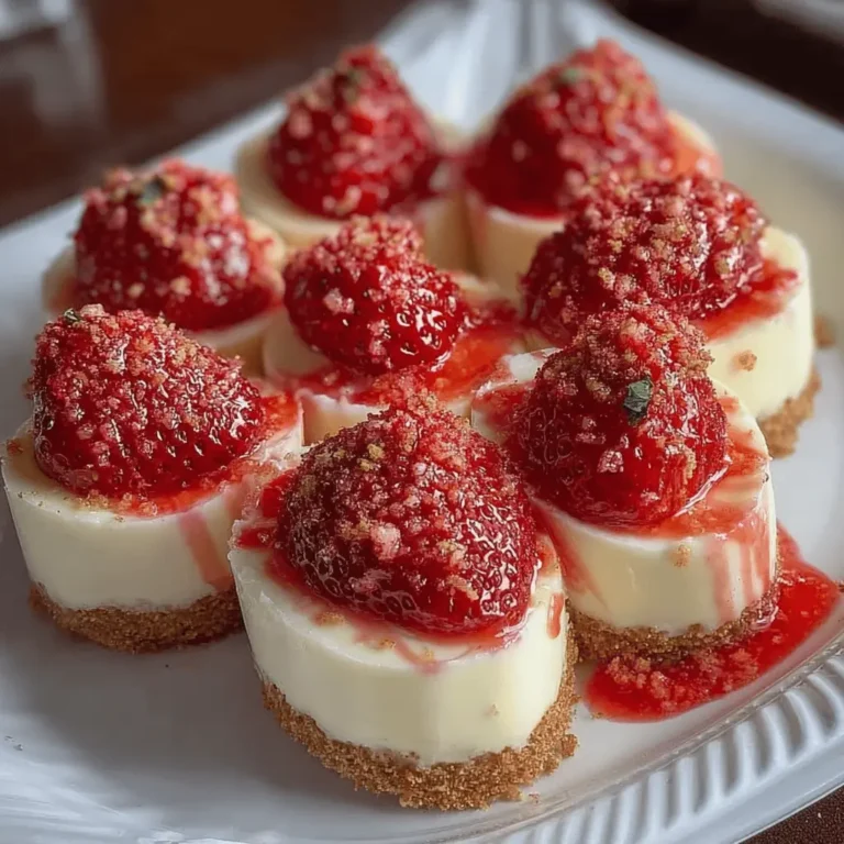 Cheesecake deviled strawberries