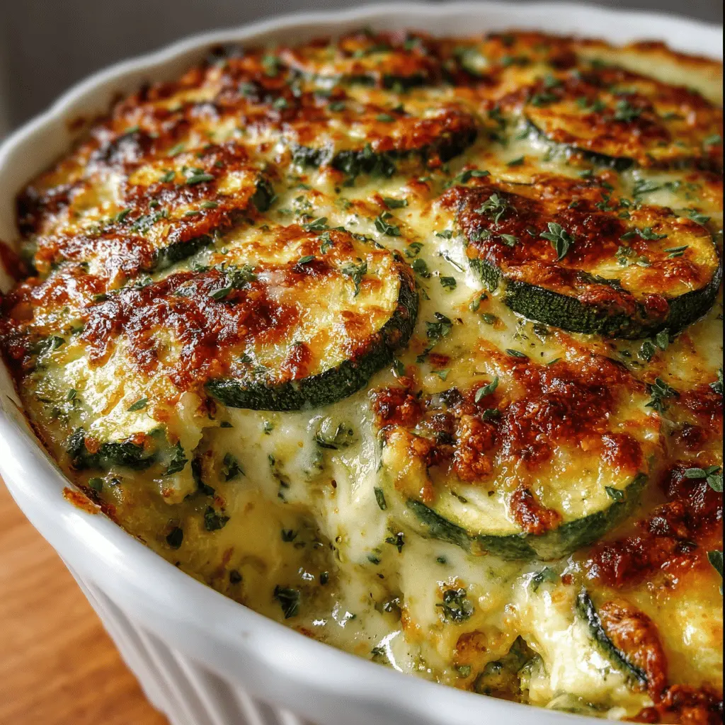 Cheesy Zucchini Bake