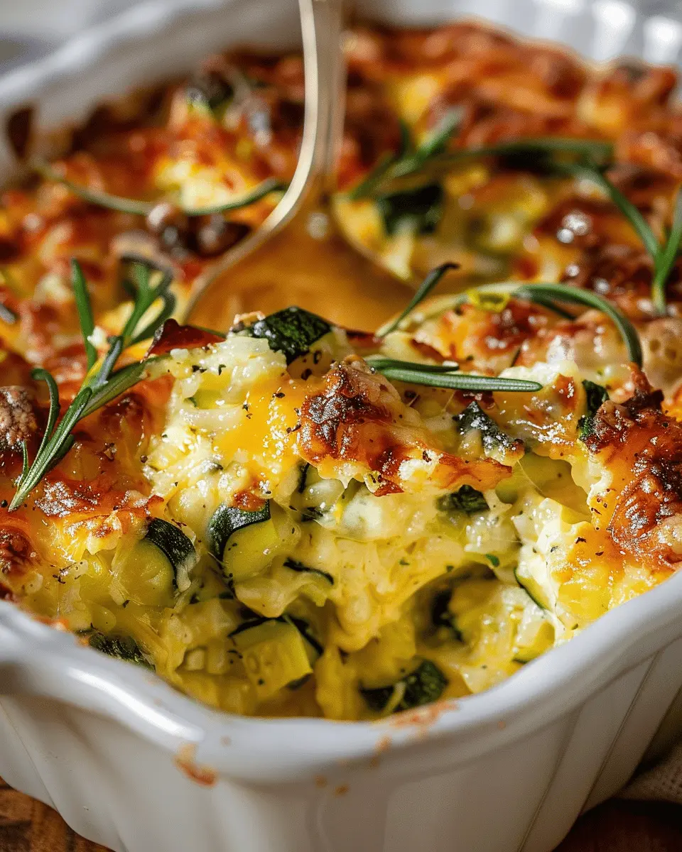 Cheesy Zucchini Casserole
