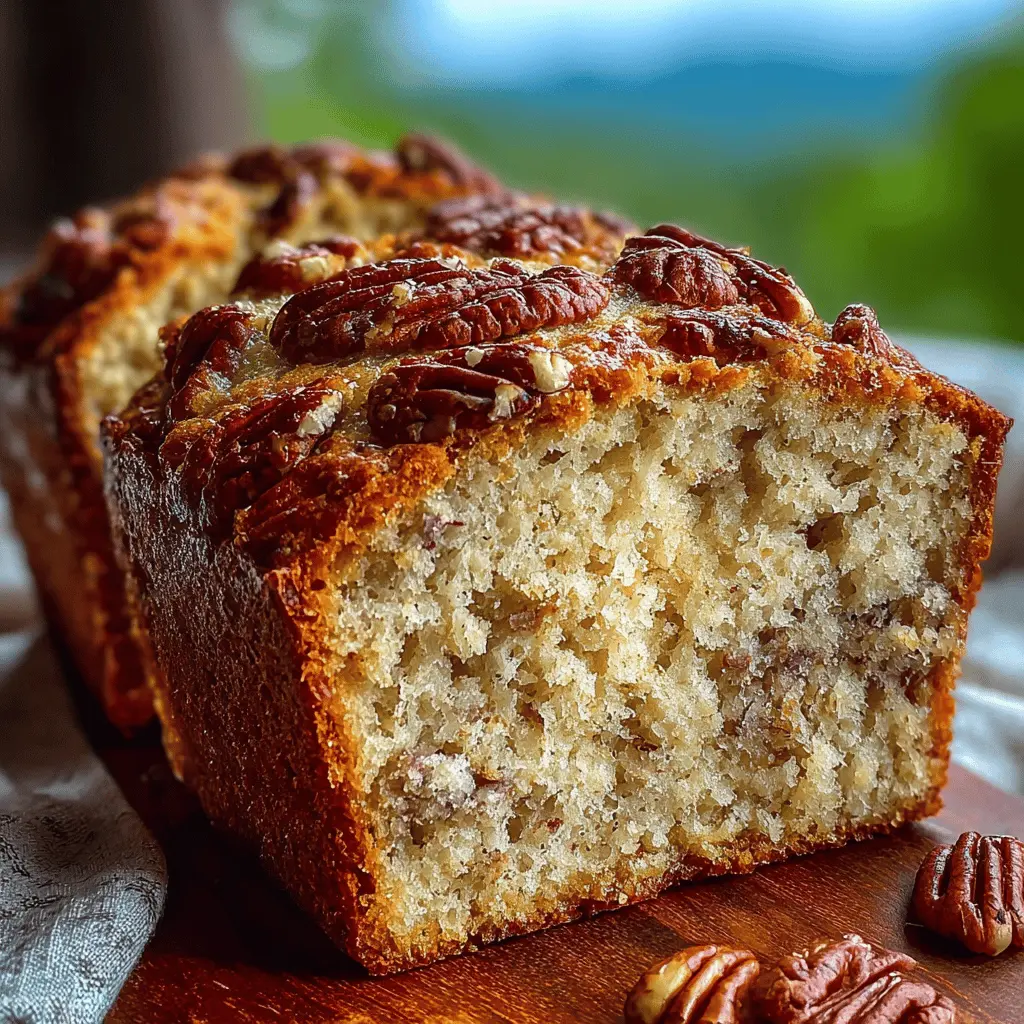 Cinnamon Sweet Alabama Pecan Bread