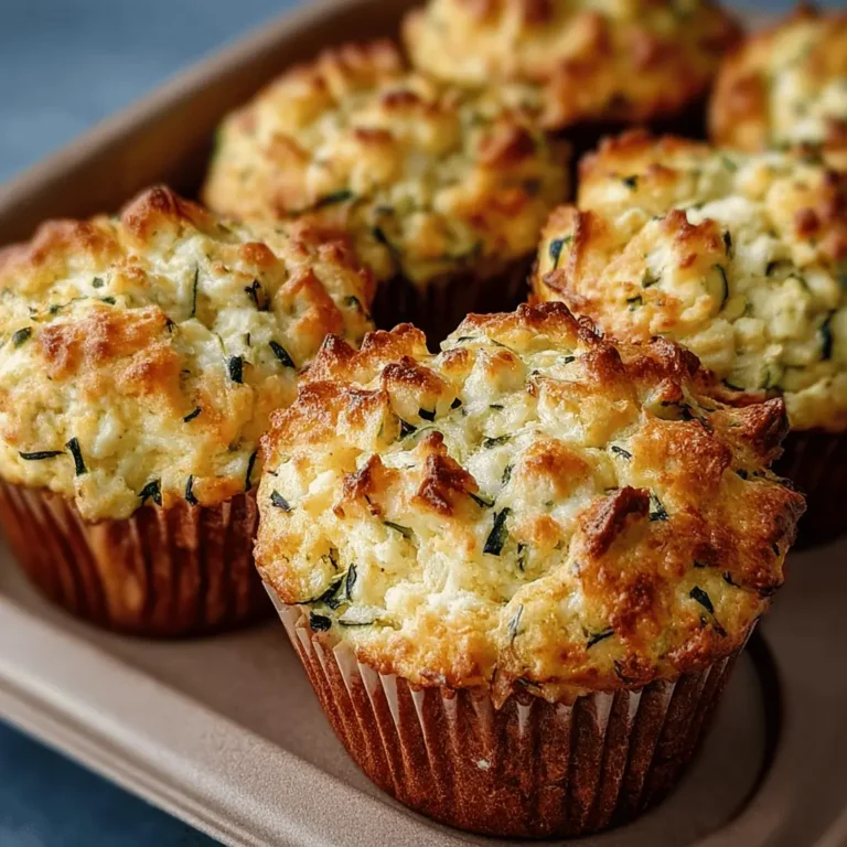 Cottage cheese zucchini muffins