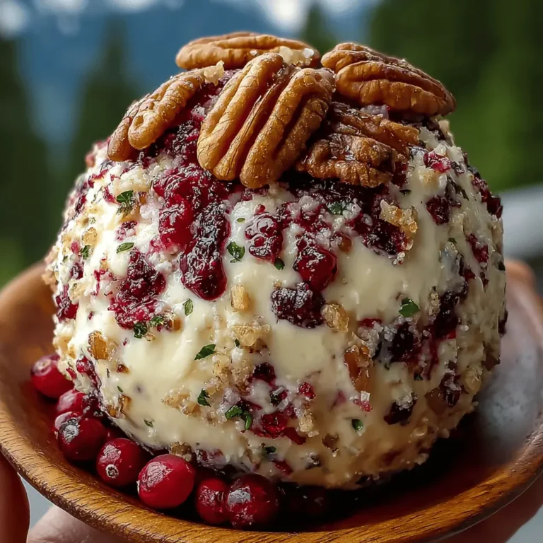 Cranberry Pecan Cheese Ball