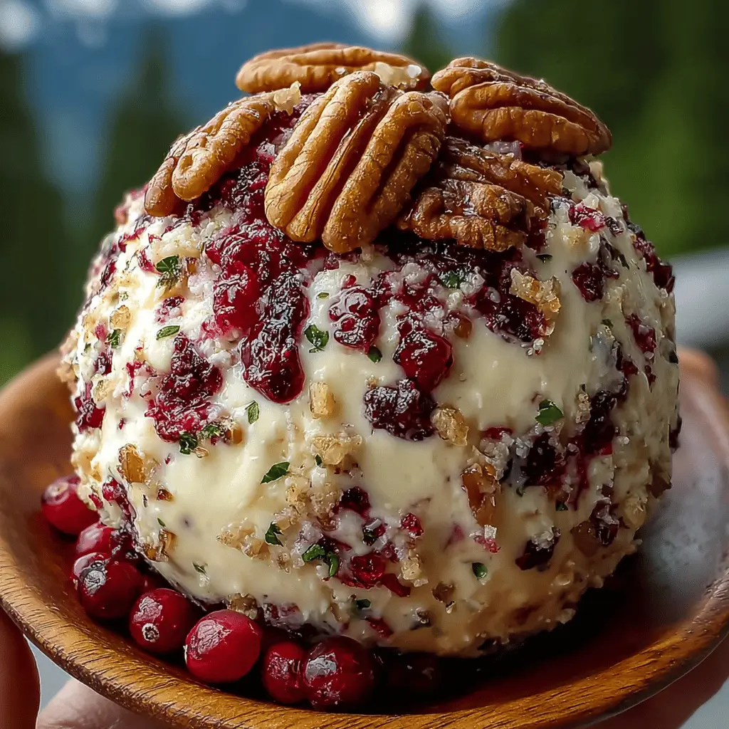 Cranberry Pecan Cheese Ball