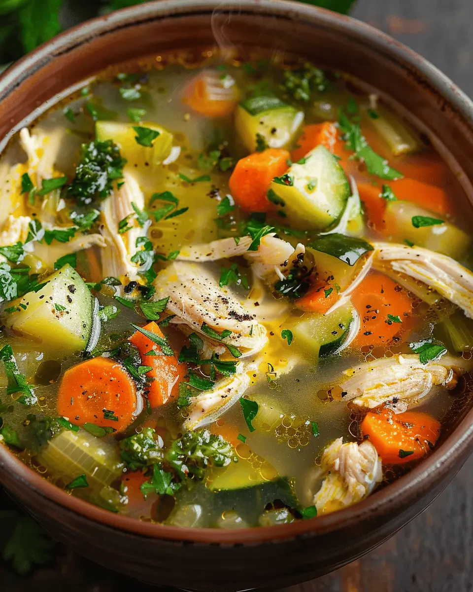 Detox Chicken Soup
