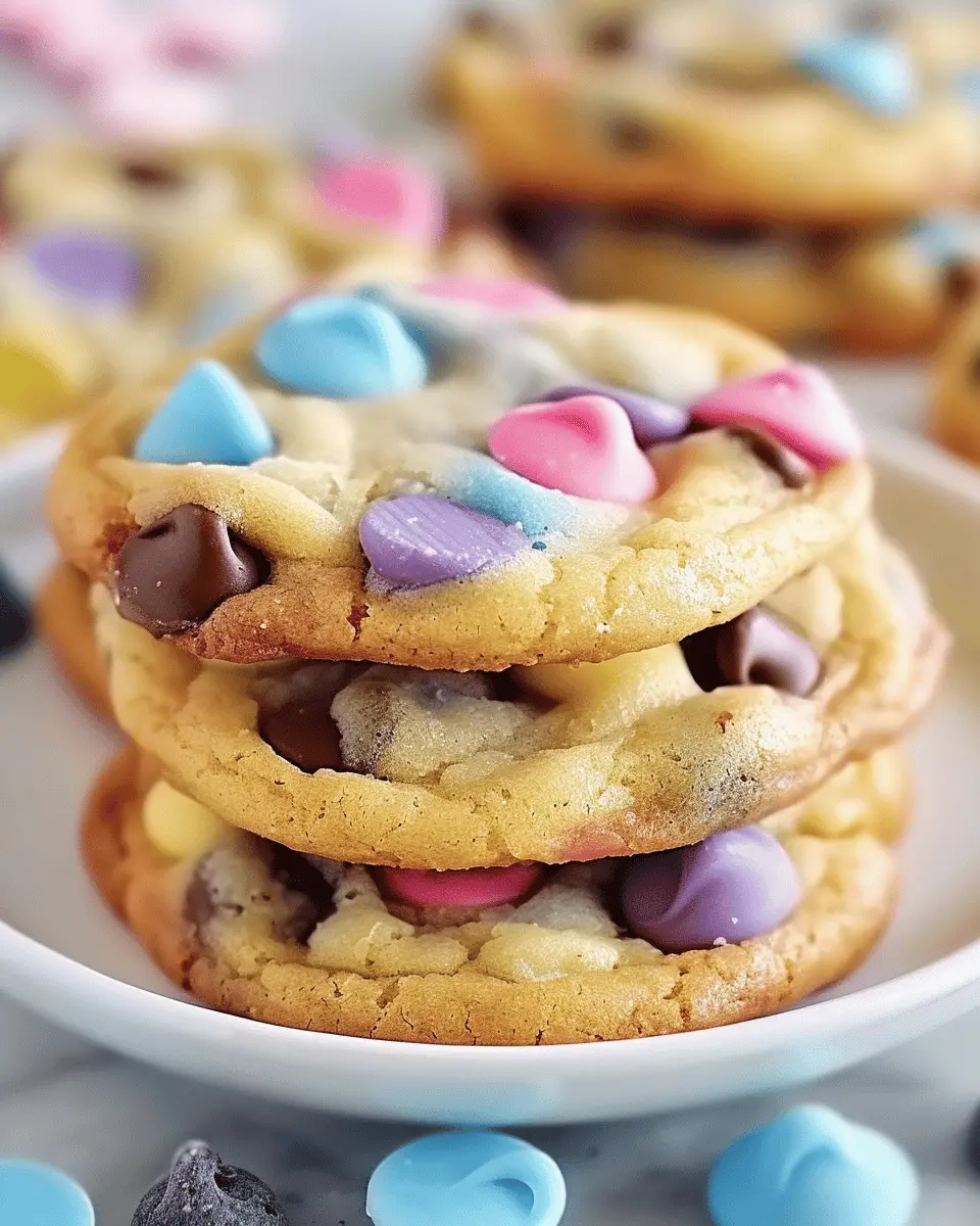 Easter Chocolate Chip Cookies