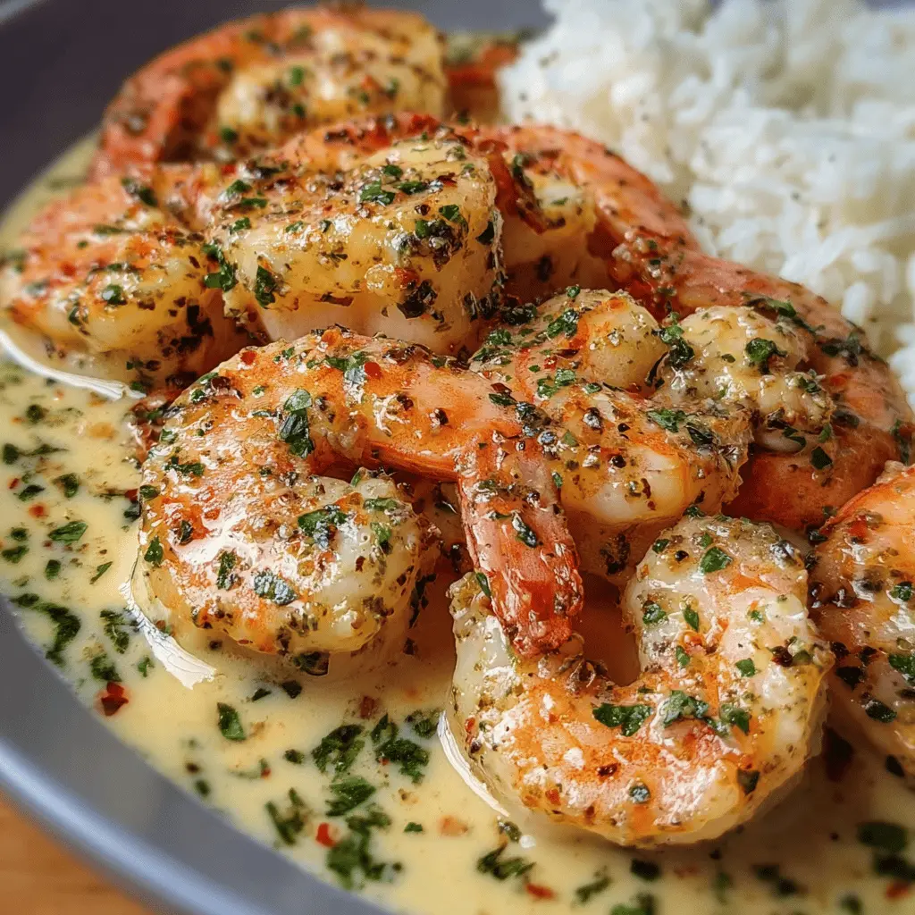 Insanely Creamy Garlic Butter Shrimp