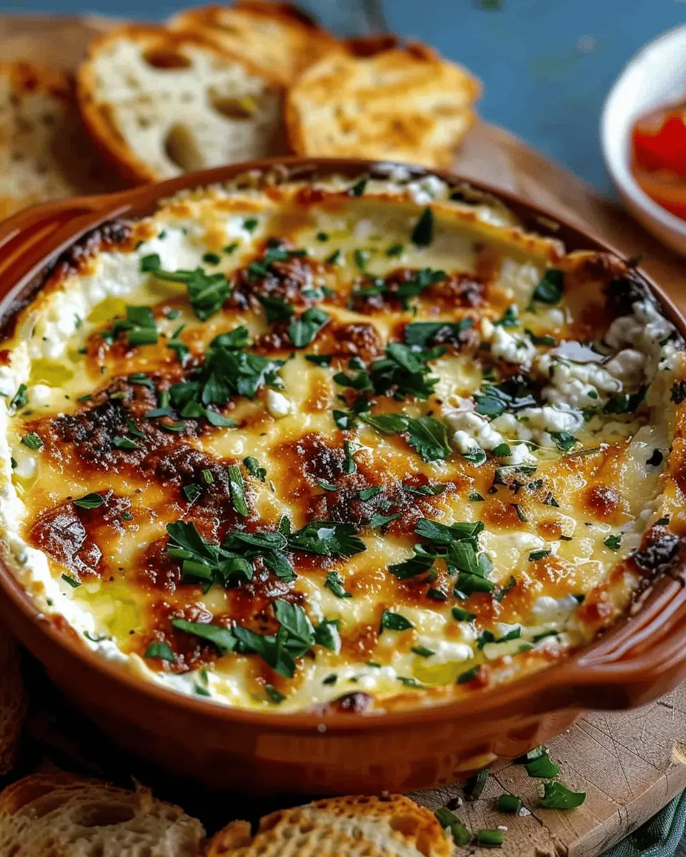 Irresistible Baked Ricotta Dip