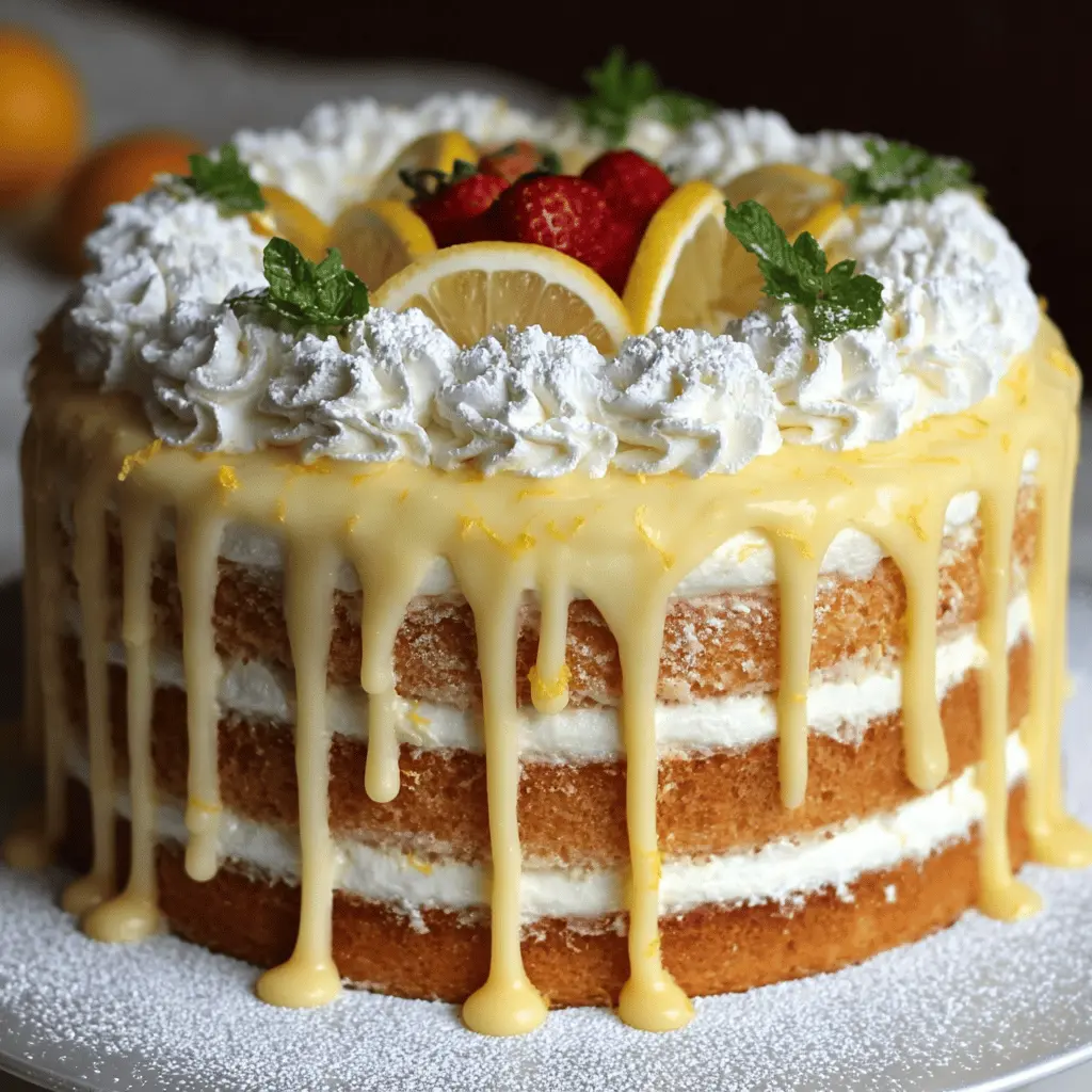 Limoncello Mascarpone Cake