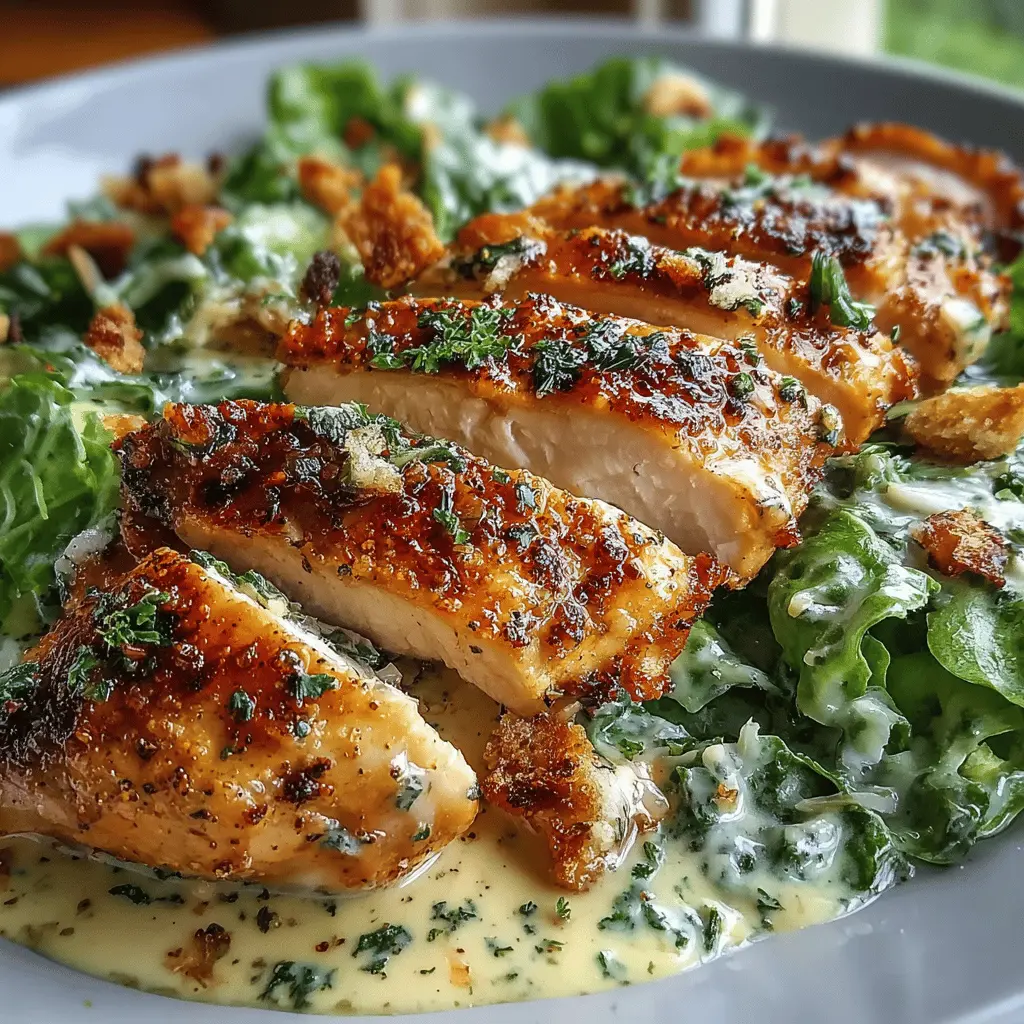 MELT-IN-YOUR-MOUTH CAESAR CHICKEN