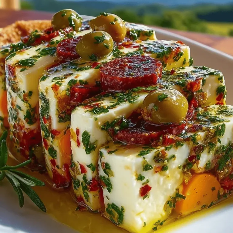 Marinated Cheese Appetizer