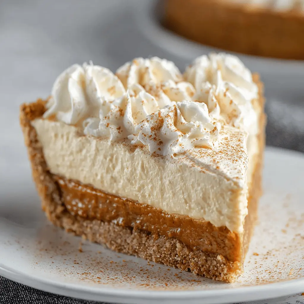 NO BAKE PUMPKIN PIE