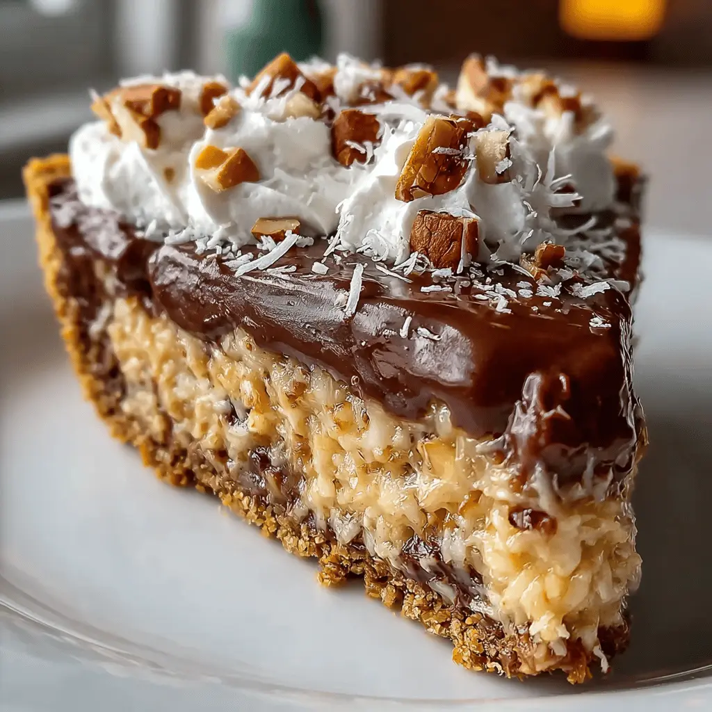 No-Bake German Chocolate Pie